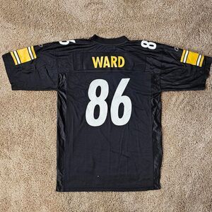 Reebok NFL Equipment Pittsburgh Steelers #86 Hines Ward Jersey - L